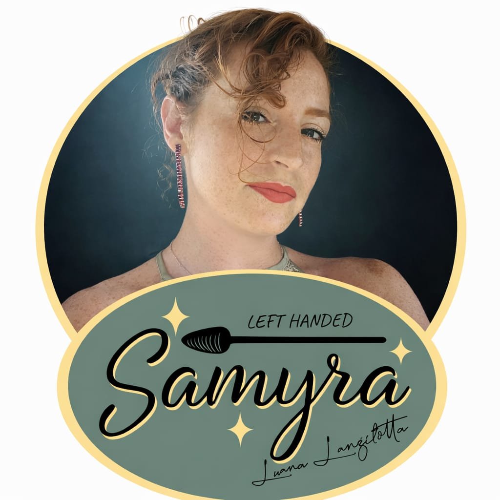 Luana Lanzilotta onicotecnica mancina fondatrice Samyra Left-handed punte fresa